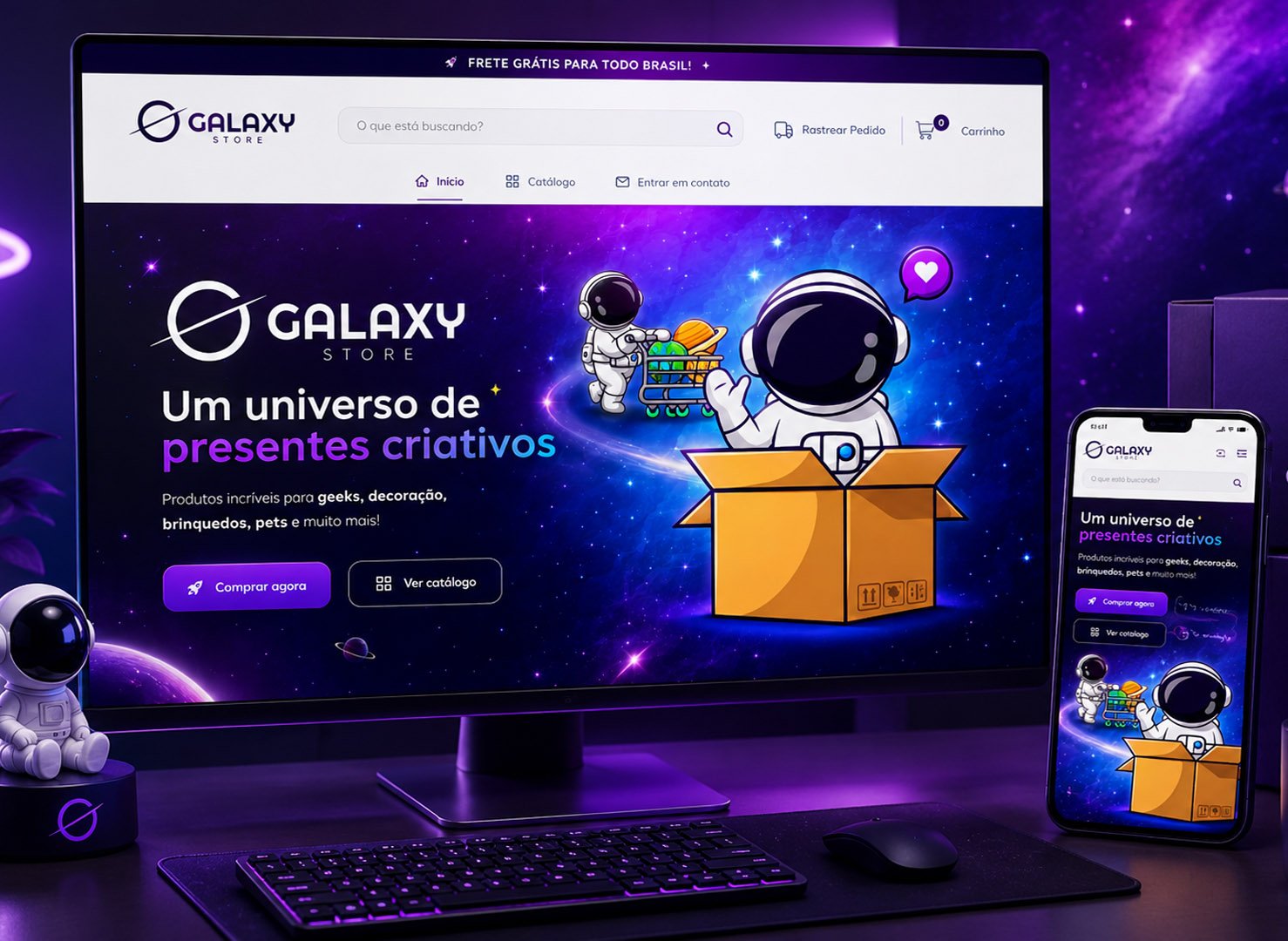 Site para loja virtual