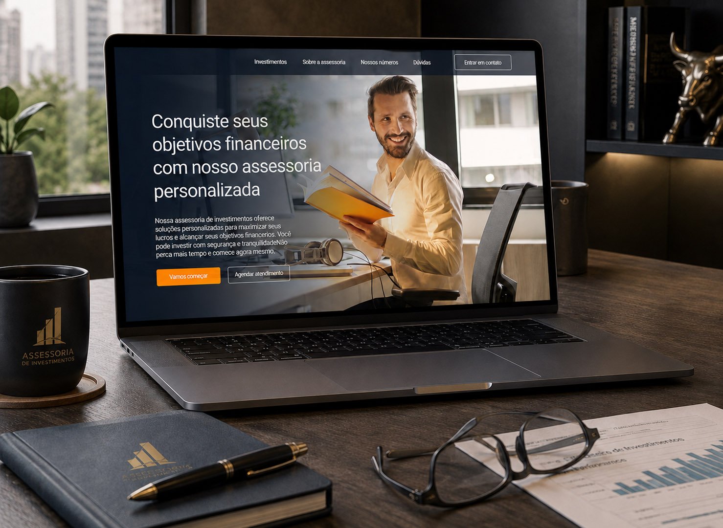site para assessor de investimentos